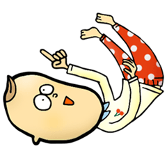 [LINEスタンプ] おまめさん達。