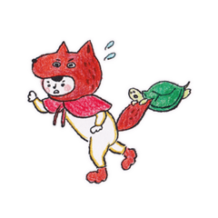 [LINEスタンプ] オオカミずきん