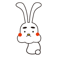 [LINEスタンプ] まゆぶとうさぎスタンプ