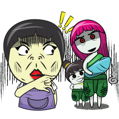 [LINEスタンプ] Thai Ghosts