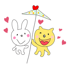 [LINEスタンプ] キュートなどうぶつたちをお供に