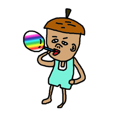 [LINEスタンプ] どんぐりくん