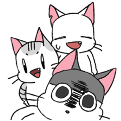 [LINEスタンプ] にゃんぐの日常