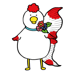 [LINEスタンプ] 金魚鳥さん