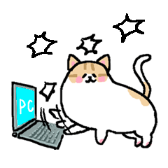 [LINEスタンプ] ゆるいねこ社会人