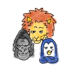 [LINEスタンプ] 可愛いのか？動物園。