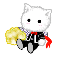 [LINEスタンプ] Fuwa Fuwa : Fluffy cat