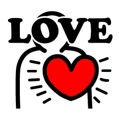 [LINEスタンプ] LOVE＆POP