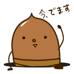 [LINEスタンプ] 森の仲間たち どんぐり基本セット