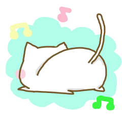 [LINEスタンプ] ねこっこ✿