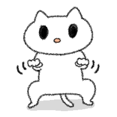 [LINEスタンプ] こねこのシャービちゃん