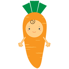 [LINEスタンプ] Orangie the Carrot