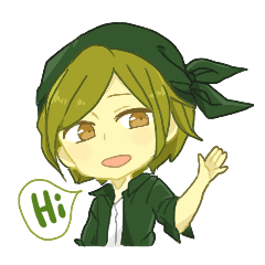 [LINEスタンプ] The pick tea boy