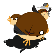 [LINEスタンプ] Luna Sparrow