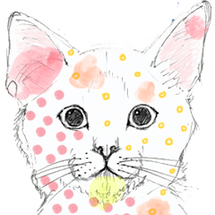 [LINEスタンプ] Colorful Cat in Osaka