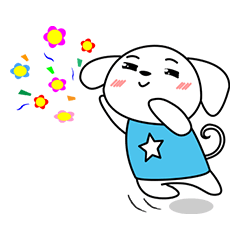 [LINEスタンプ] Irene's cutie puppy