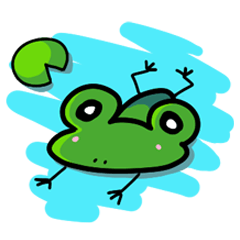 [LINEスタンプ] 今日のかえる