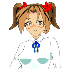 [LINEスタンプ] Tsundere Ribon Chan！