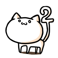 [LINEスタンプ] しっぽねこ2