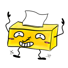 [LINEスタンプ] Facial tissue