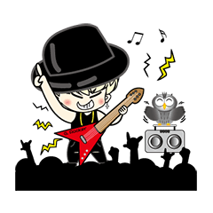 [LINEスタンプ] G-Rocker ＆ nini