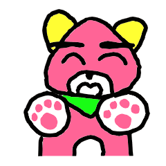 [LINEスタンプ] ピンクのワンちゃん