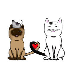 [LINEスタンプ] うちの和猫と帰国子女