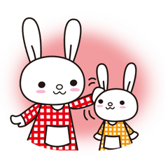 [LINEスタンプ] うさぴょんの楽しい日常