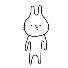 [LINEスタンプ] 敬うさぎ