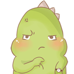 [LINEスタンプ] Little Pen the Cute Dinosaurs