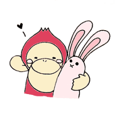 [LINEスタンプ] おさるのもっきー