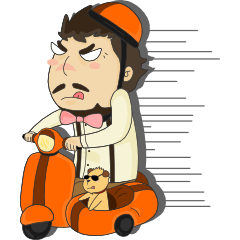 [LINEスタンプ] Dandy Kun