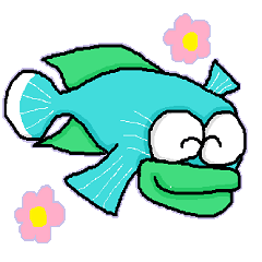 [LINEスタンプ] 熱帯魚のドンちゃん