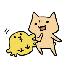 [LINEスタンプ] A little funny animals.