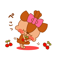 [LINEスタンプ] 愛犬チェリー♡