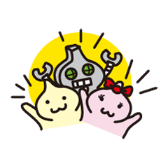 [LINEスタンプ] ムッキーとハッピーな友達