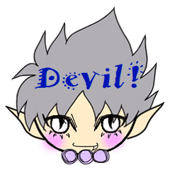 [LINEスタンプ] 可愛い子供の悪魔