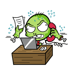 [LINEスタンプ] Working Dead