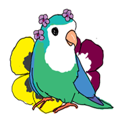 [LINEスタンプ] インコのにおい