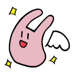 [LINEスタンプ] はねウサギの“うさもっち”