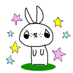 [LINEスタンプ] ウサギのkinkin