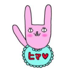 [LINEスタンプ] うさぎの国のねこ