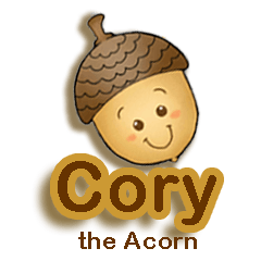 [LINEスタンプ] Cory the Acorn