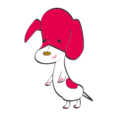 [LINEスタンプ] 犬のリルです