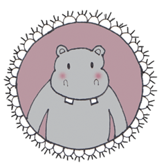 [LINEスタンプ] Kooky The Hippo