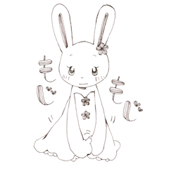 [LINEスタンプ] 恋するよねうさぎ