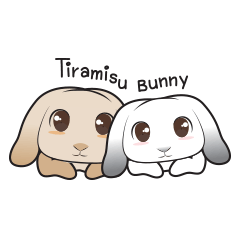 [LINEスタンプ] Tiramisu Bunny