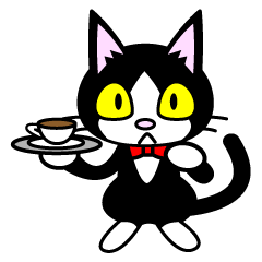 [LINEスタンプ] ネコ執事