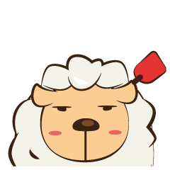 [LINEスタンプ] de la sheep