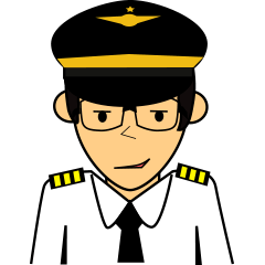 [LINEスタンプ] Cute Pilot Cartoons 2